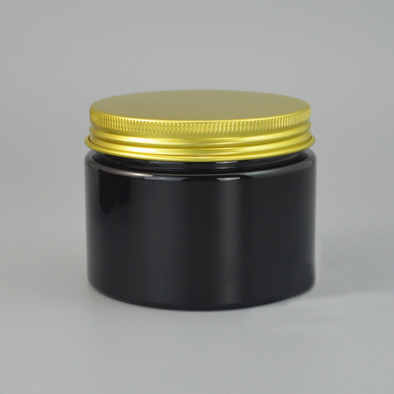 Gel Refill Pack - Frasco/pote de PET preto de 150g
