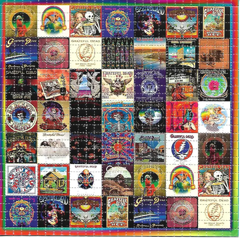 Ink Blotter Paper - Álbum psicodélico lsd/livre de ácido, arte,
