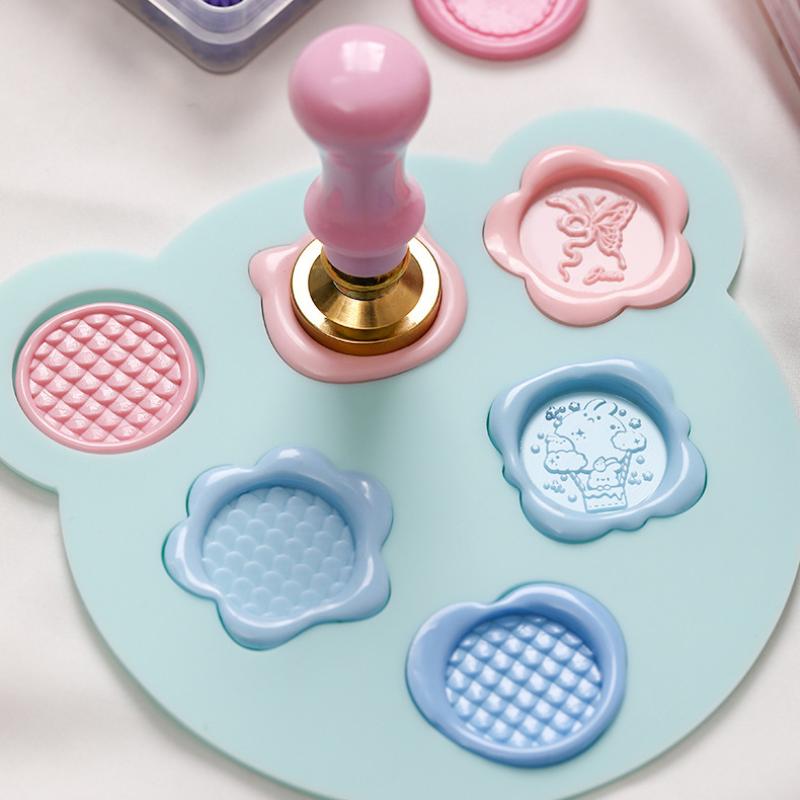 Wax Seal Stamp Set - Molde de Silicone para Selo de