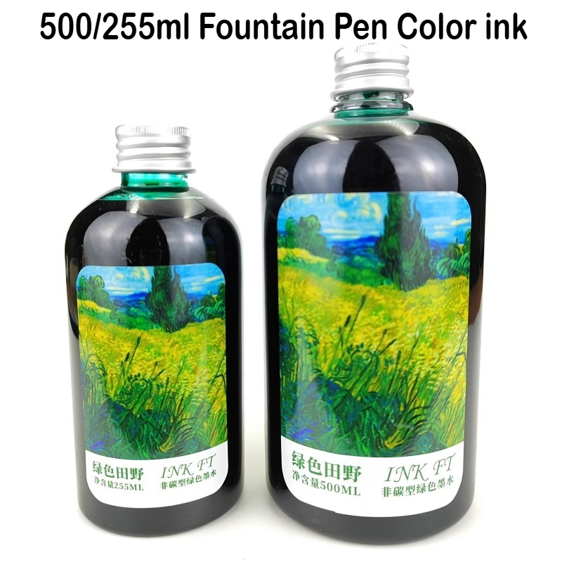 Fountain Pen Bottled Ink - 500ml/255/50ml 24 cores engarrafadas caneta tinteiro