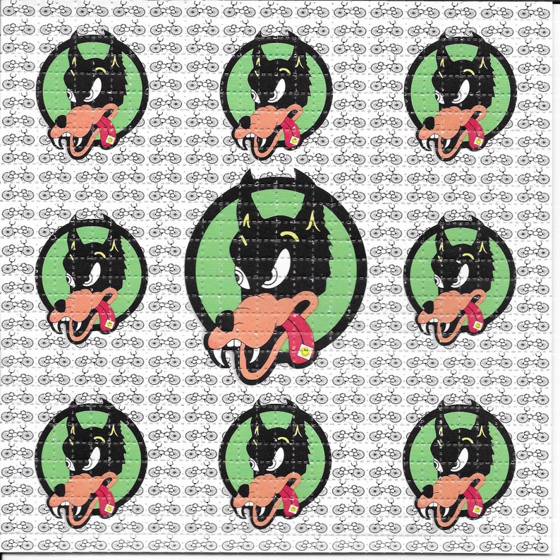 Ink Blotter Paper - Dire lobo psicodélico lsd ácido livre