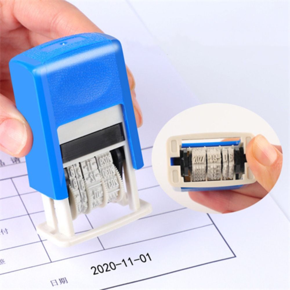 Rubber Date Stamp - Selos de data de conta com