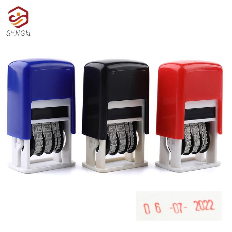 Rubber Date Stamp - Cute Date Stamp em Inglês para