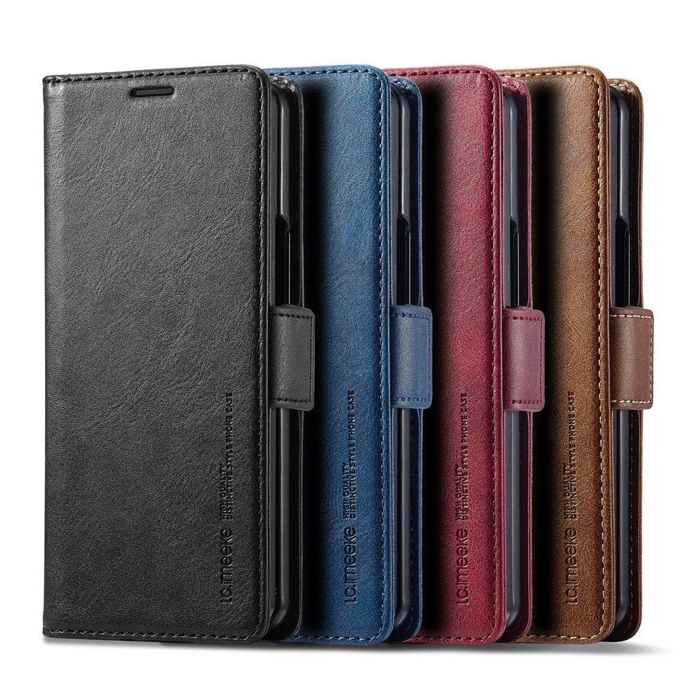 Index Card Holder - Capa carteira de couro para samsung