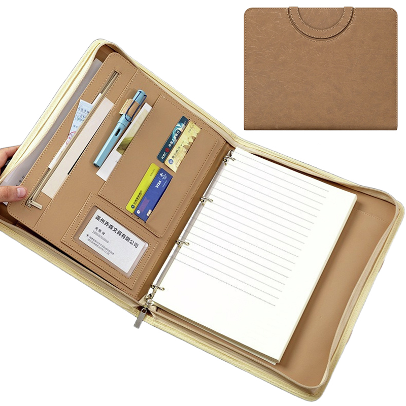 Binder A4 Lever - Pasta Executiva Multifuncional A4 em Couro