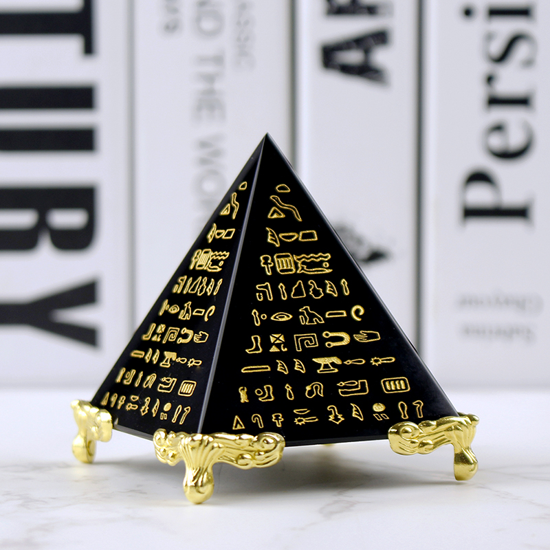 Paper Weight Crystal - Modelo de Pirâmide do Egito Cristal,