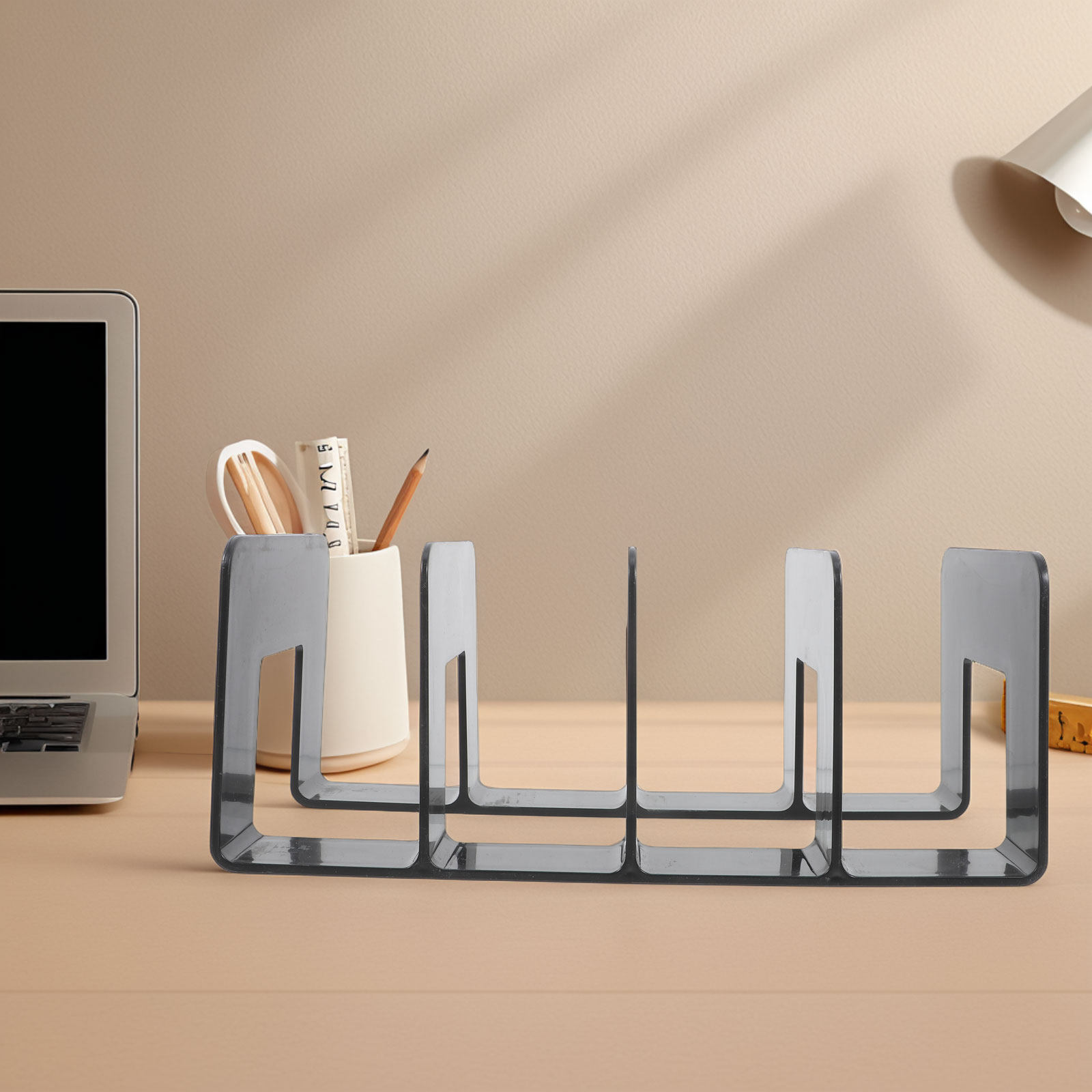 Magazine Holder Rack - Suporte para Livros para Prateleira, Organizador
