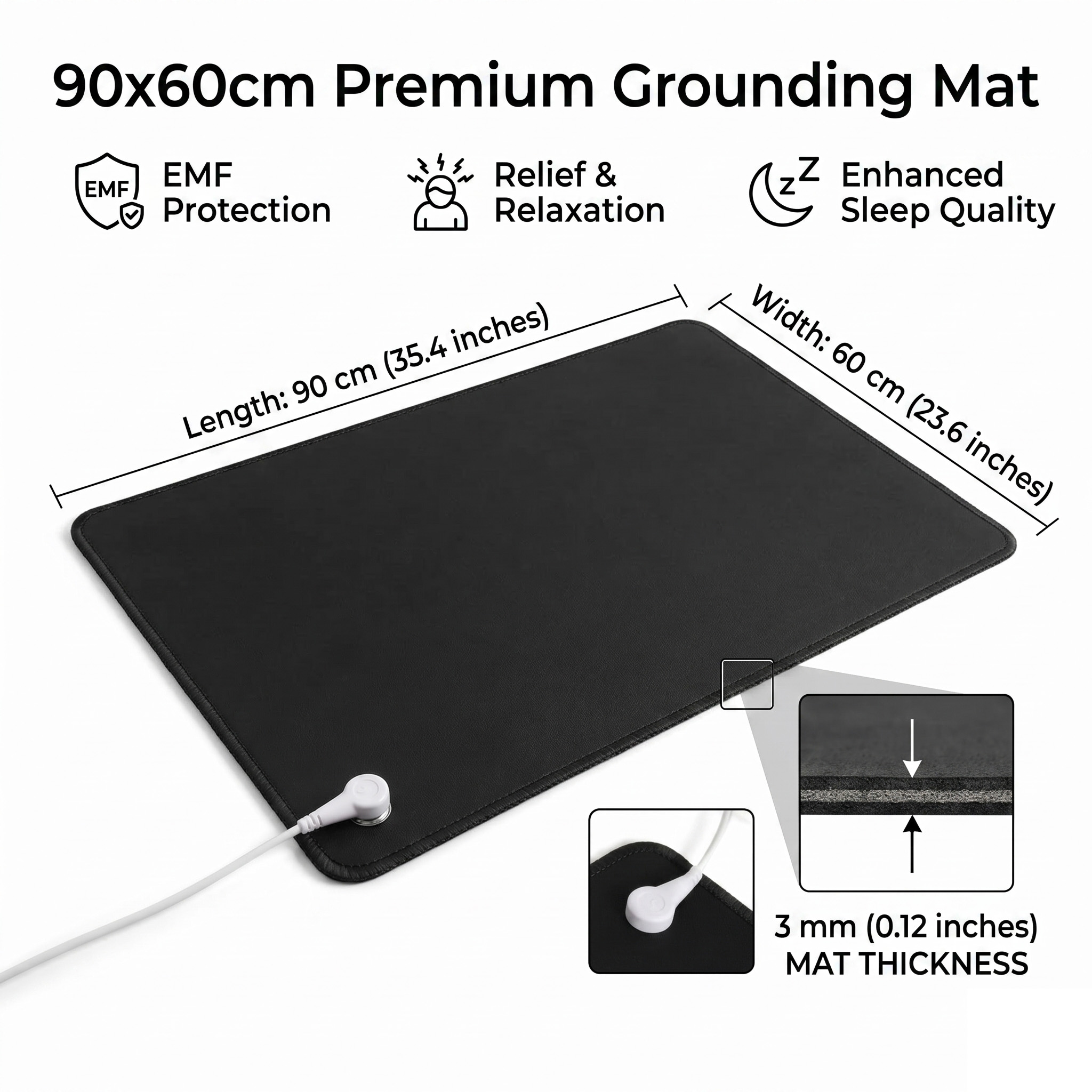 Leather Desk Pad - Tapete de Aterramento em Couro PU