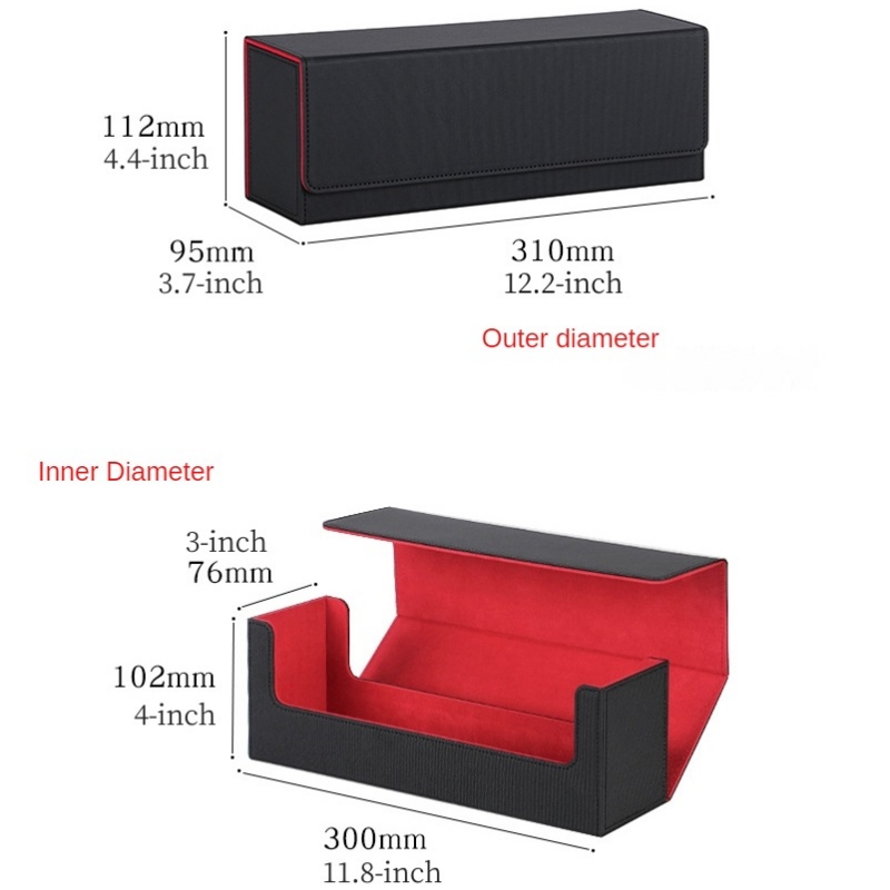 Capa de baralho de cartas para - Card Index Box avaliação e preço