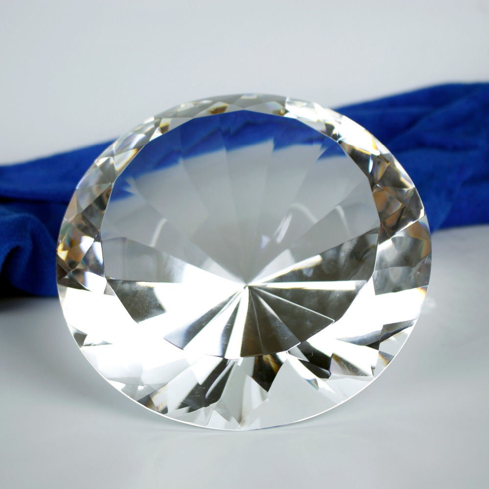 Papel de vidro diamante de cri - Paper Weight Crystal avaliação e preço