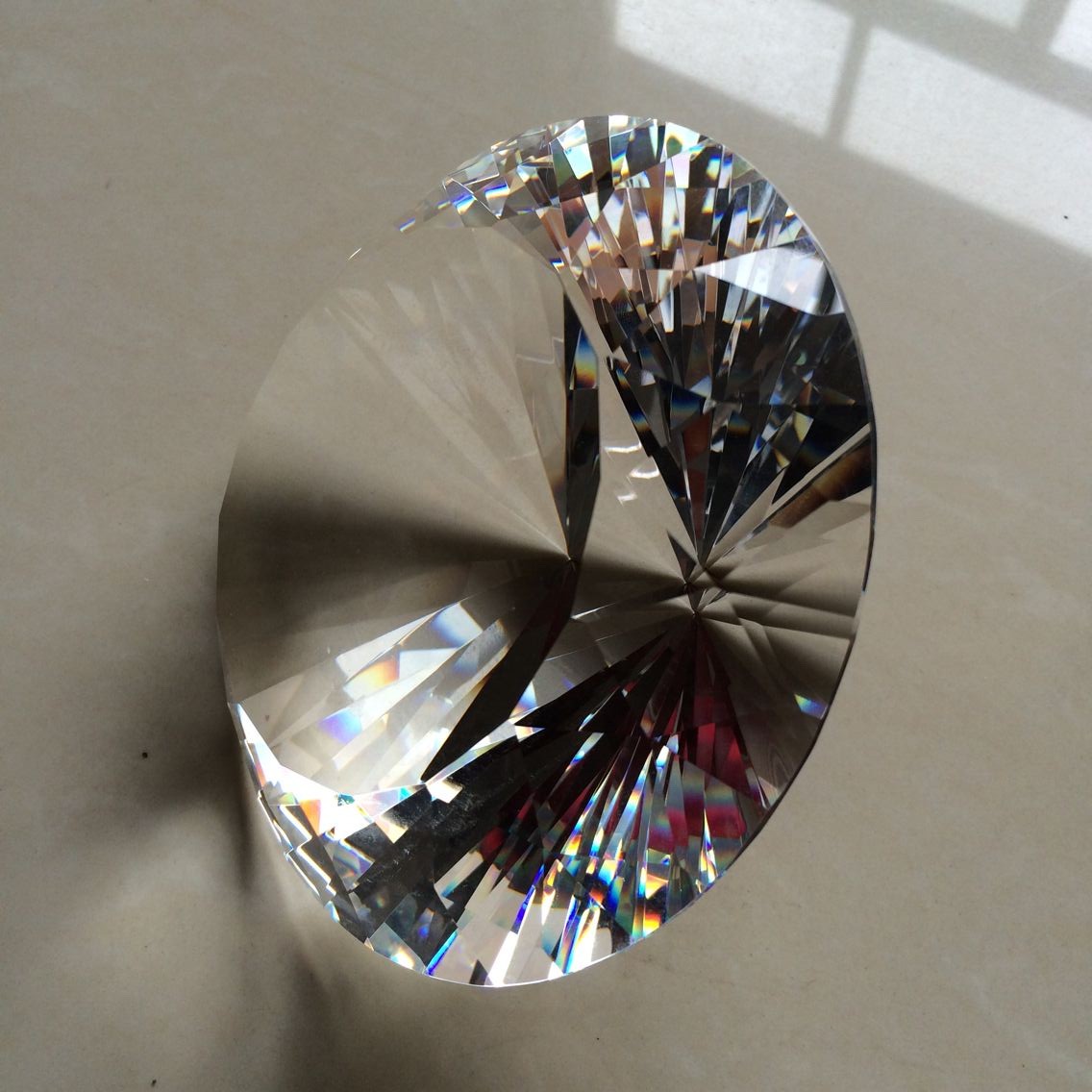 Papel de vidro diamante de cri - Paper Weight Crystal avaliação e preço
