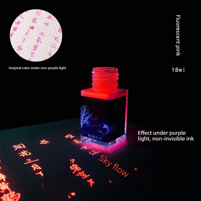 Tinta Fluorescente Colorida JI - Fountain Pen Bottled Ink avaliação e preço