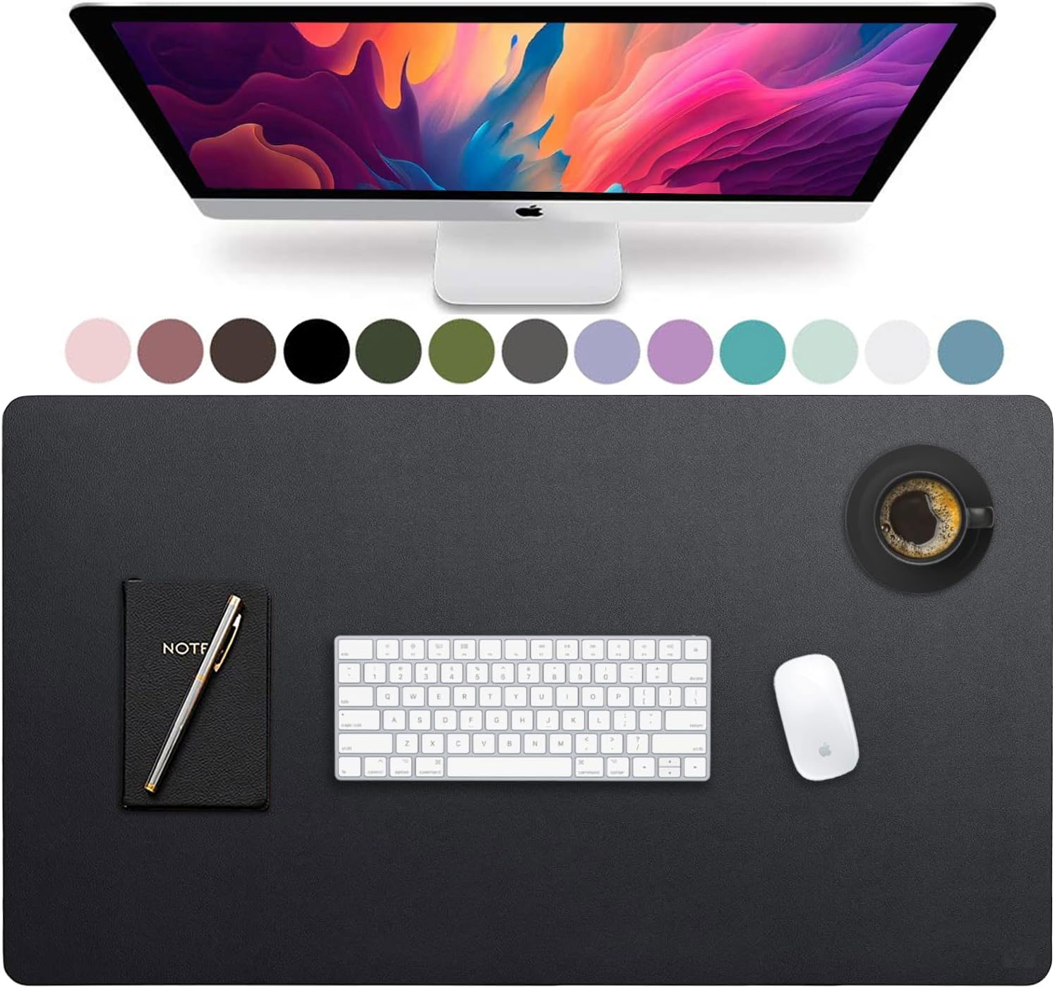 Tapete de Mesa Grande em Couro - Leather Desk Pad avaliação e preço