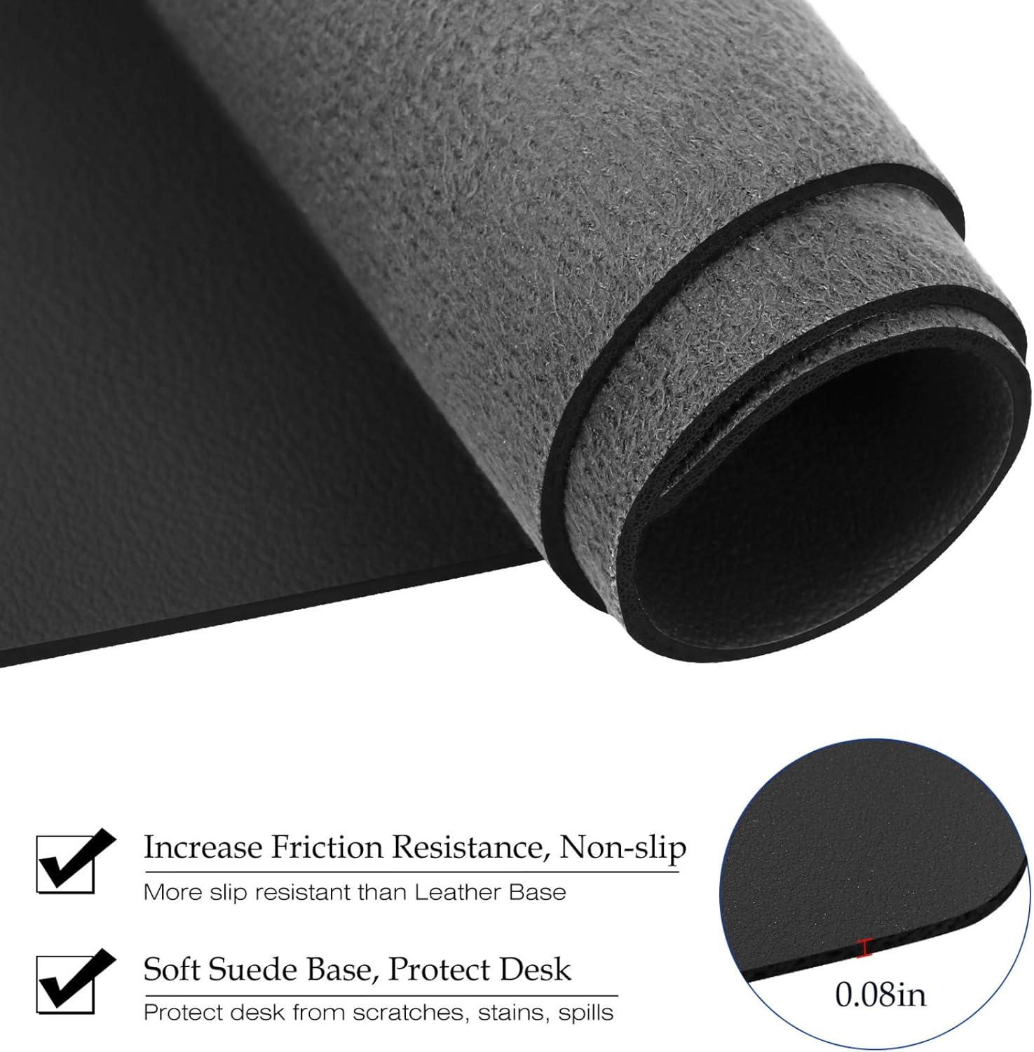 Tapete de Mesa Grande em Couro - Leather Desk Pad avaliação e preço