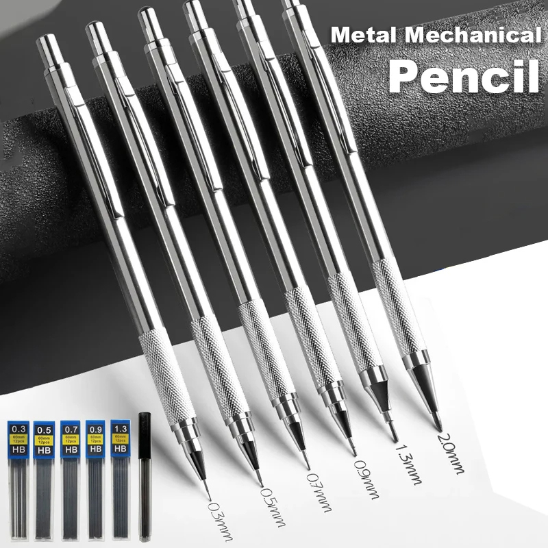 0.3 0.5 0.7 0.9 1.3 2.0mm Conj - Mechanical Pencil 0.3 avaliação e preço