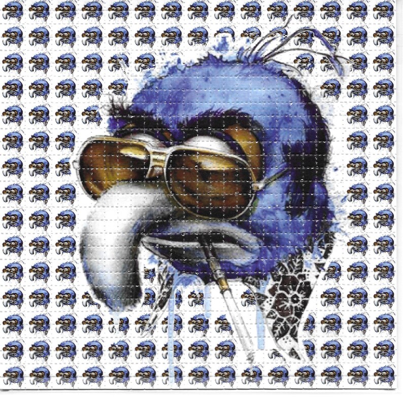 Pássaro azul anime lsd ácido l - Ink Blotter Paper avaliação e preço