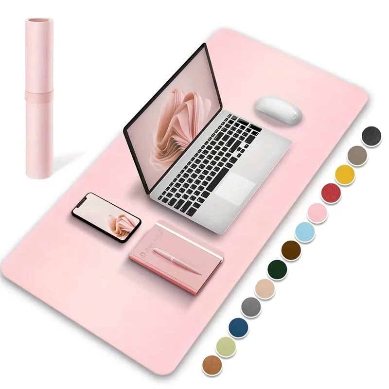 1 Peça Protetor de Mesa de Esc - Leather Desk Pad avaliação e preço