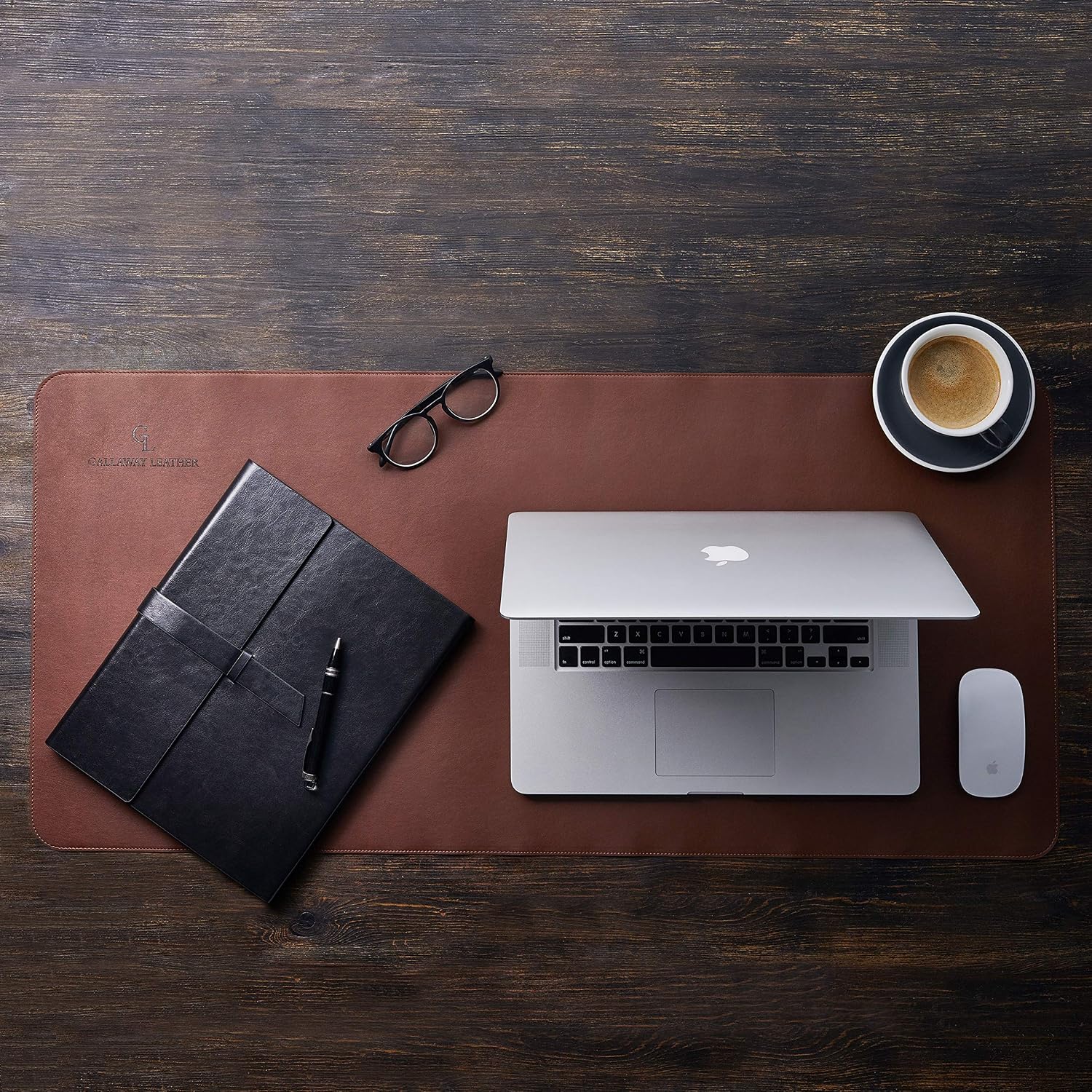Grande Tapete de Mesa em Couro - Leather Desk Pad avaliação e preço