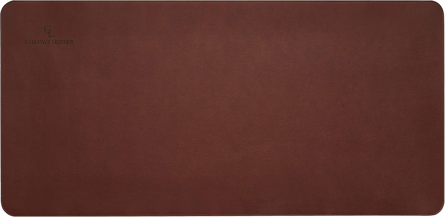 Grande Tapete de Mesa em Couro - Leather Desk Pad avaliação e preço