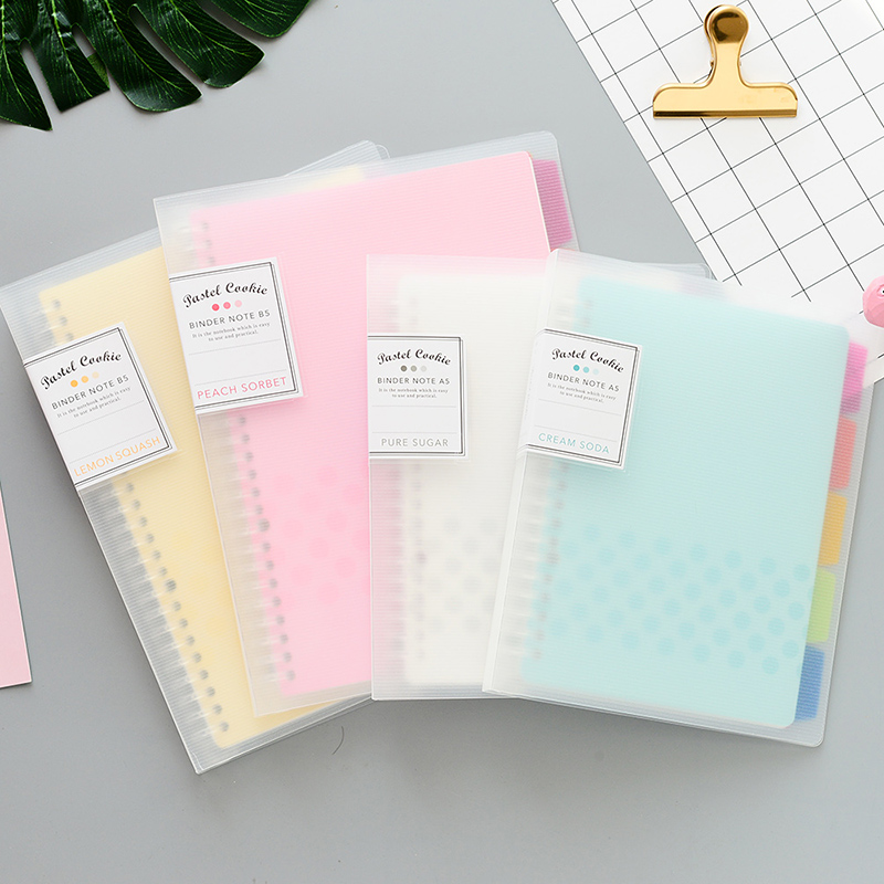 KOKUYO-Caderno Folha Solta, Sé - Binder A4 Lever avaliação e preço