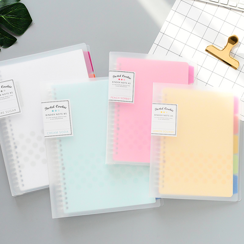 KOKUYO-Caderno Folha Solta, Sé - Binder A4 Lever avaliação e preço