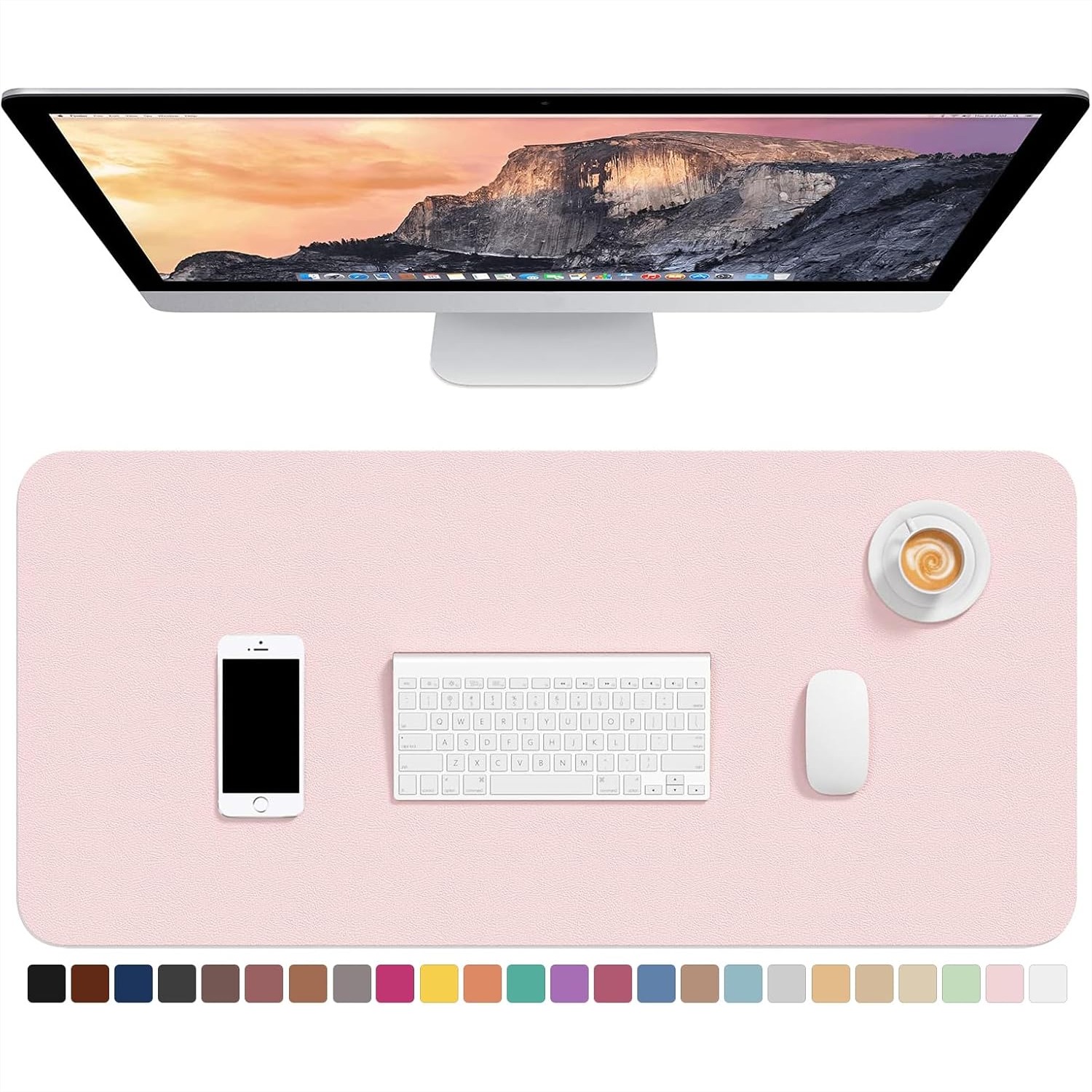 Protetor de Mesa em Couro PU 3 - Leather Desk Pad avaliação e preço