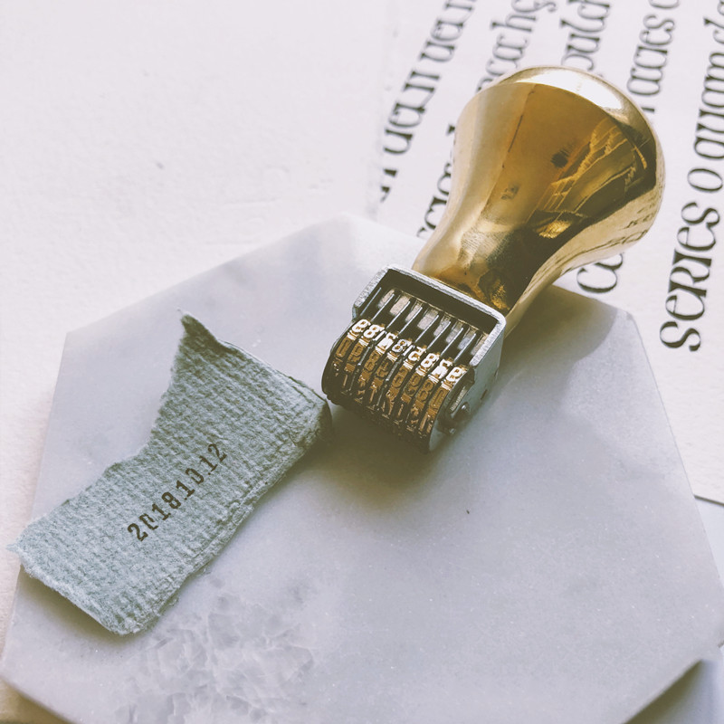 Cobre e Metal Wax Seal Stamp,  - Rubber Date Stamp avaliação e preço