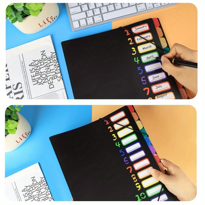Pasta A4 multicamadas com capa - Tab Divider A4 avaliação e preço