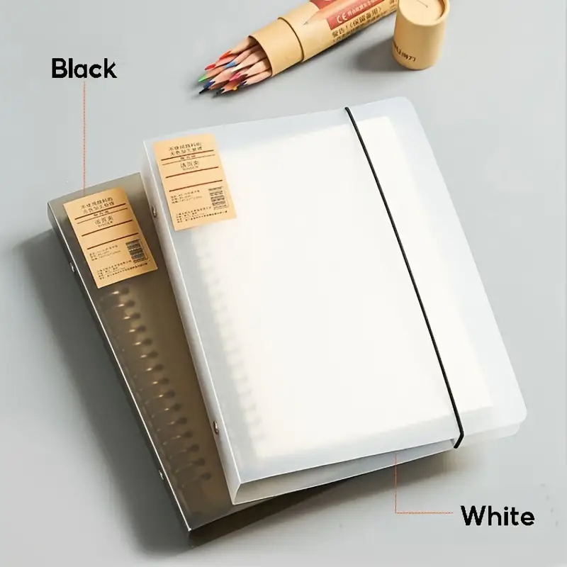 Cadernos fichários a5/b5/a4, f - Binder A4 Lever avaliação e preço