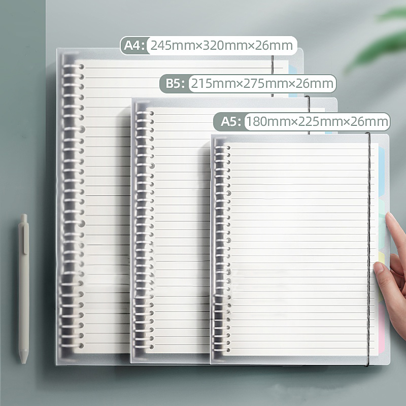 Cadernos fichários a5/b5/a4, f - Binder A4 Lever avaliação e preço
