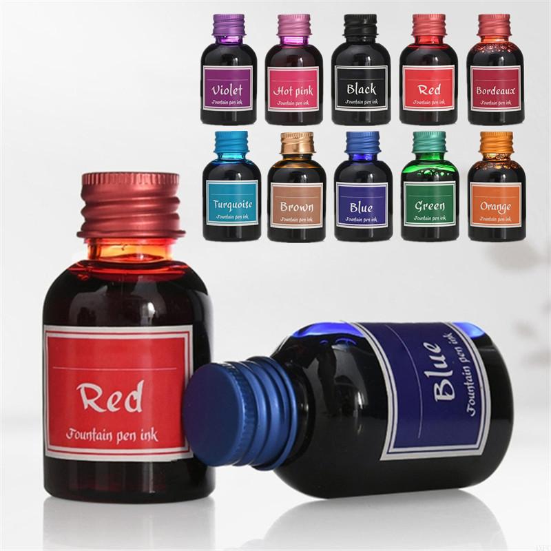 10 cores 1 garrafa de tinta de - Fountain Pen Bottled Ink avaliação e preço