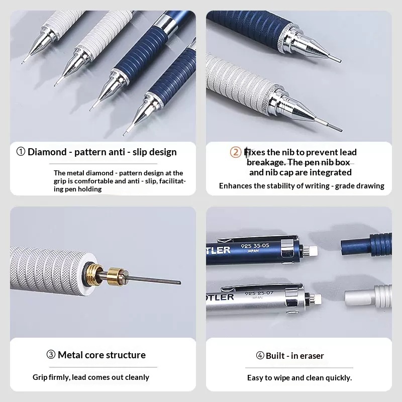 Lápis mecânico Staedtler 925 d - Mechanical Pencil 0.3 avaliação e preço