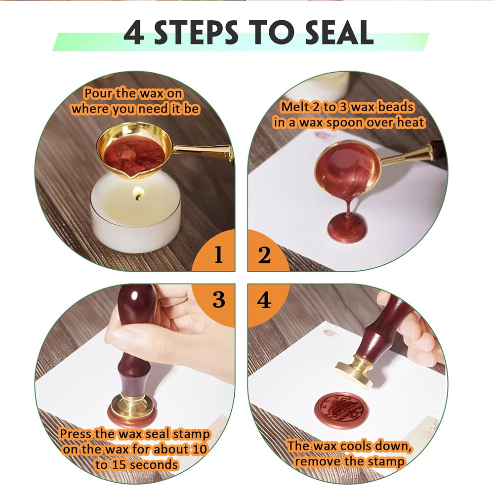 Conjunto de 20 peças de selos  - Wax Seal Stamp Set avaliação e preço