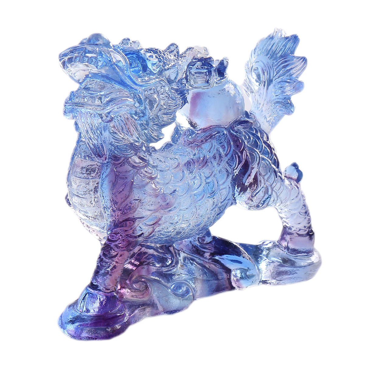 Estátua de Cristal Liuli Feng  - Paper Weight Crystal avaliação e preço