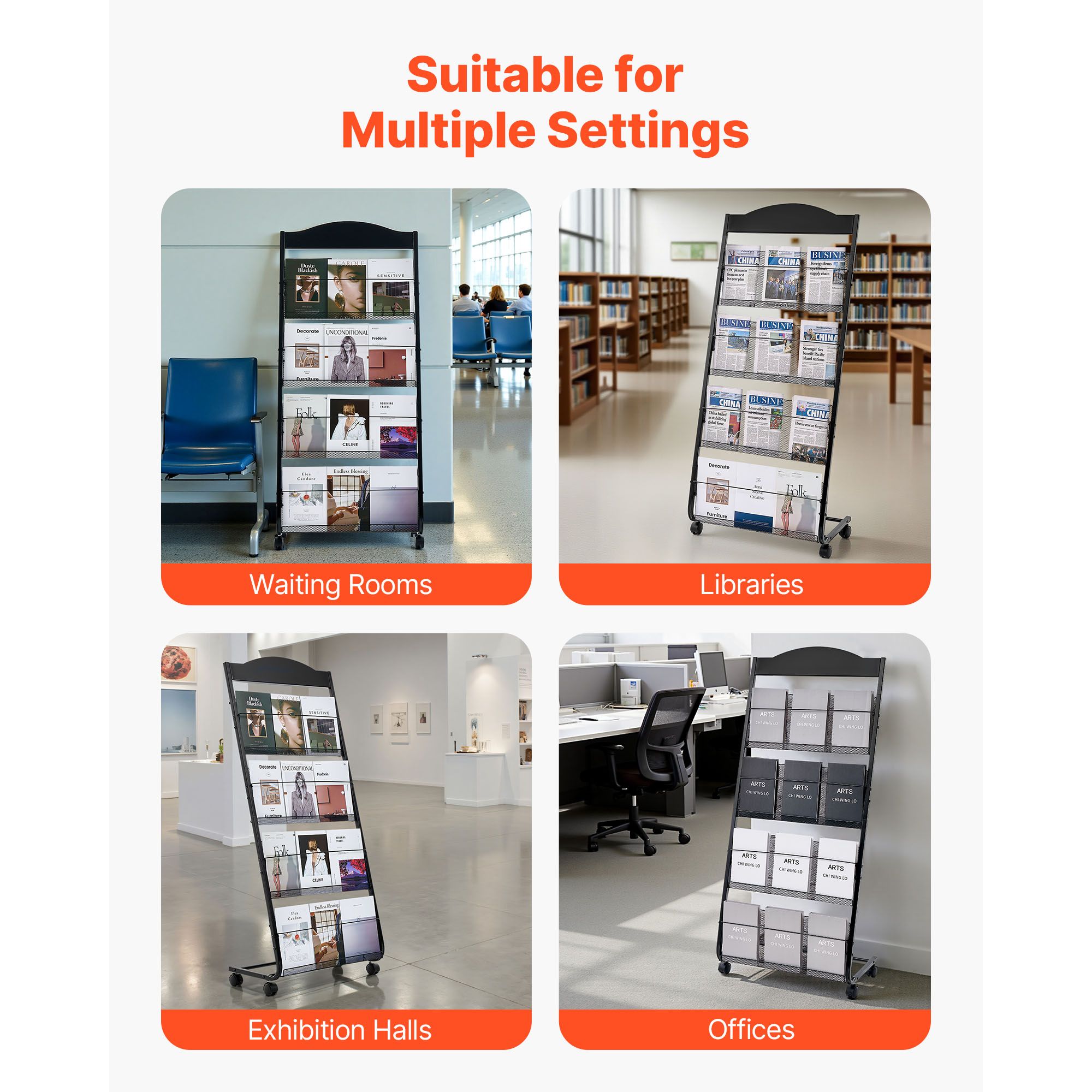 Expositor de Brochuras, Suport - Magazine Holder Rack avaliação e preço