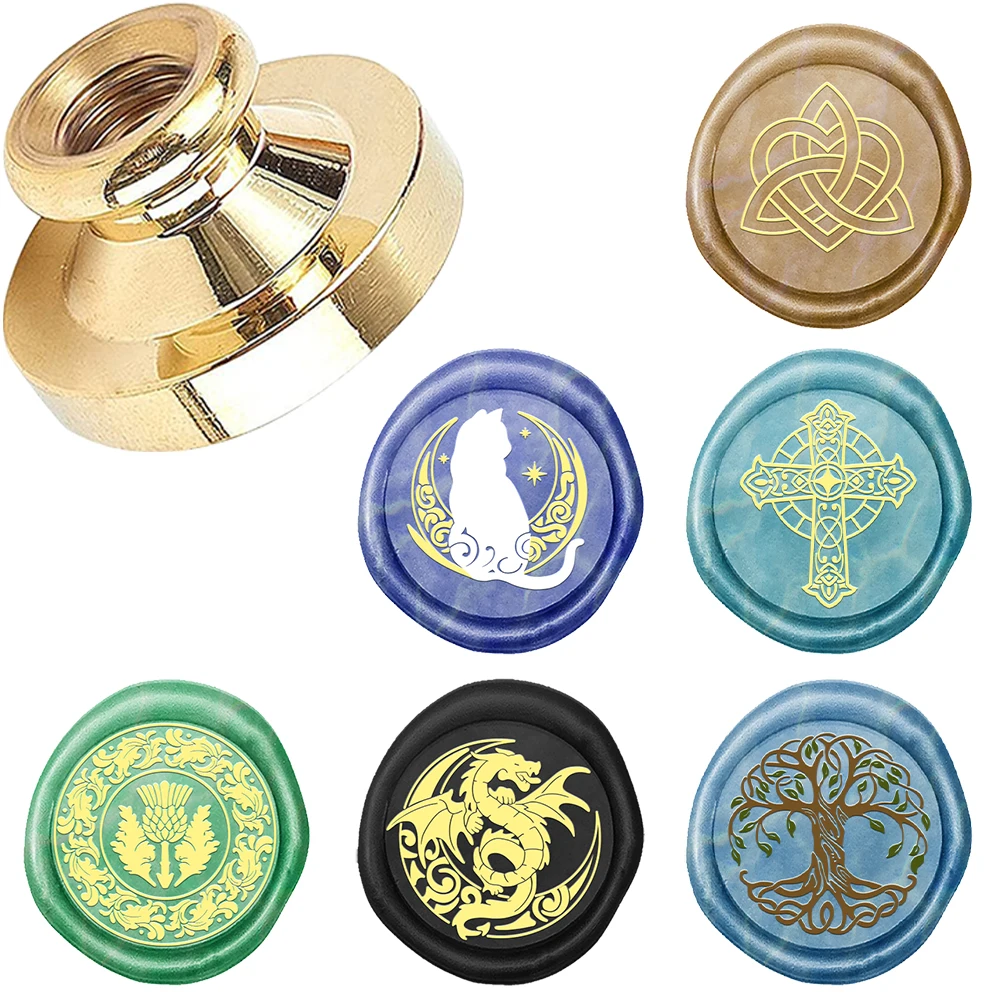 Criativo lua coelho cruz dragã - Wax Seal Stamp Set avaliação e preço