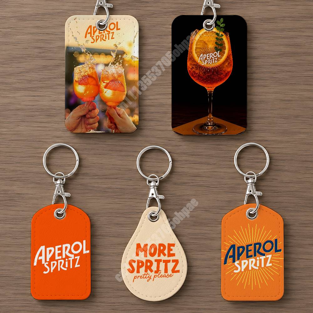 Chaveiro de Couro Laranja Pros - Index Card Holder avaliação e preço
