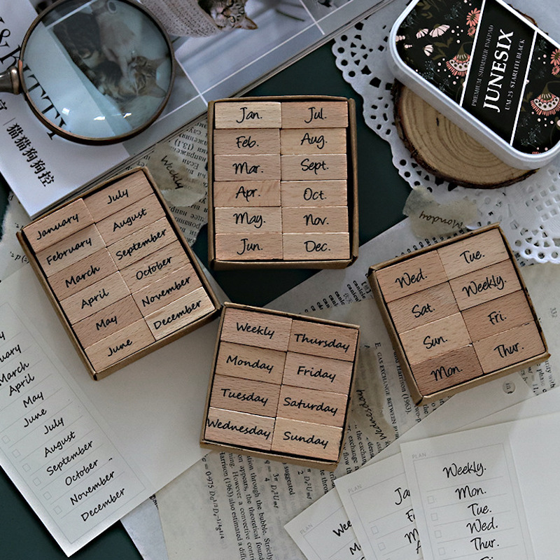 Número árabe dia mês calendári - Rubber Date Stamp avaliação e preço